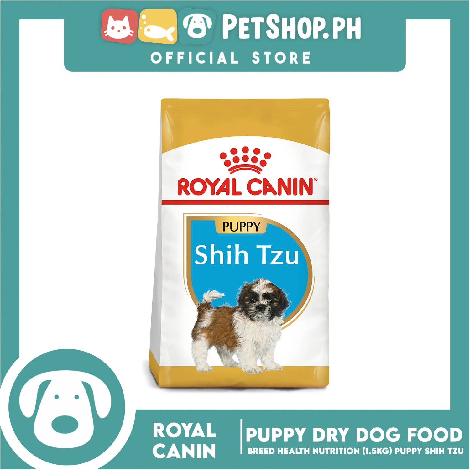 Royal Canin Shih Tzu Puppy (1.5kg) Dry Dog Food - Breed Health Nutrition - Image 6