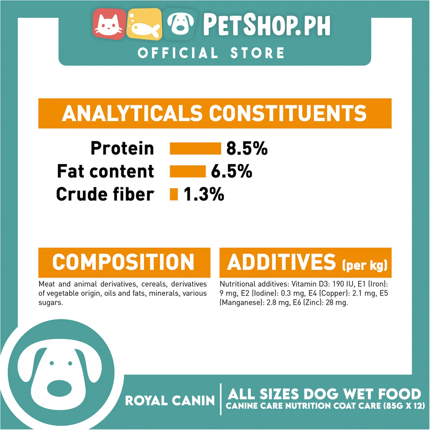 Royal Canin Coat Care Loaf (85g x 12) Adult Wet Dog Food - Canine Care Nutrition - Image 5