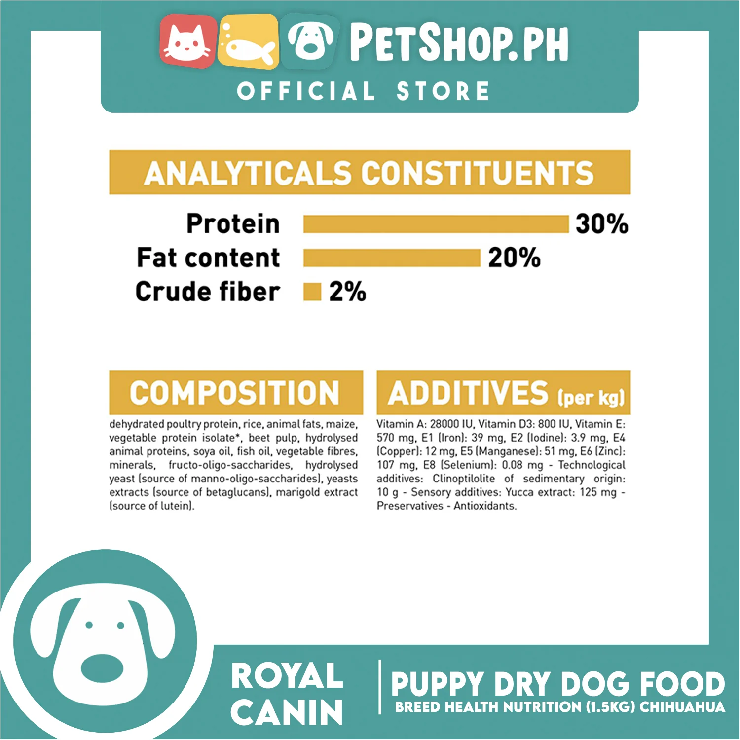 Royal Canin Chihuahua Puppy (1.5kg) Dry Dog Food - Breed Health Nutrition - Image 6