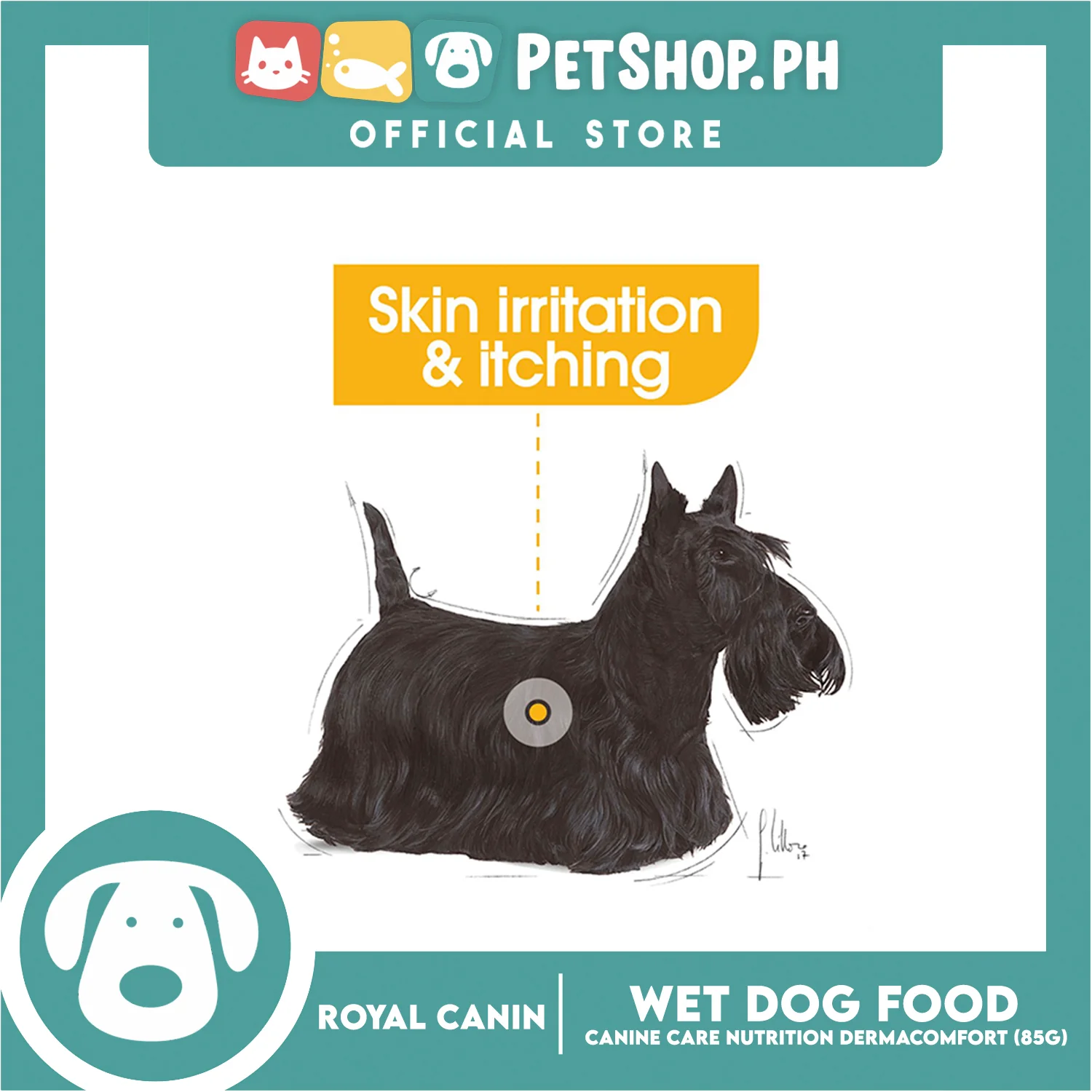 Royal Canin Dermacomfort Loaf (85g) Adult Wet Dog Food - Canine Care Nutrition - Image 3