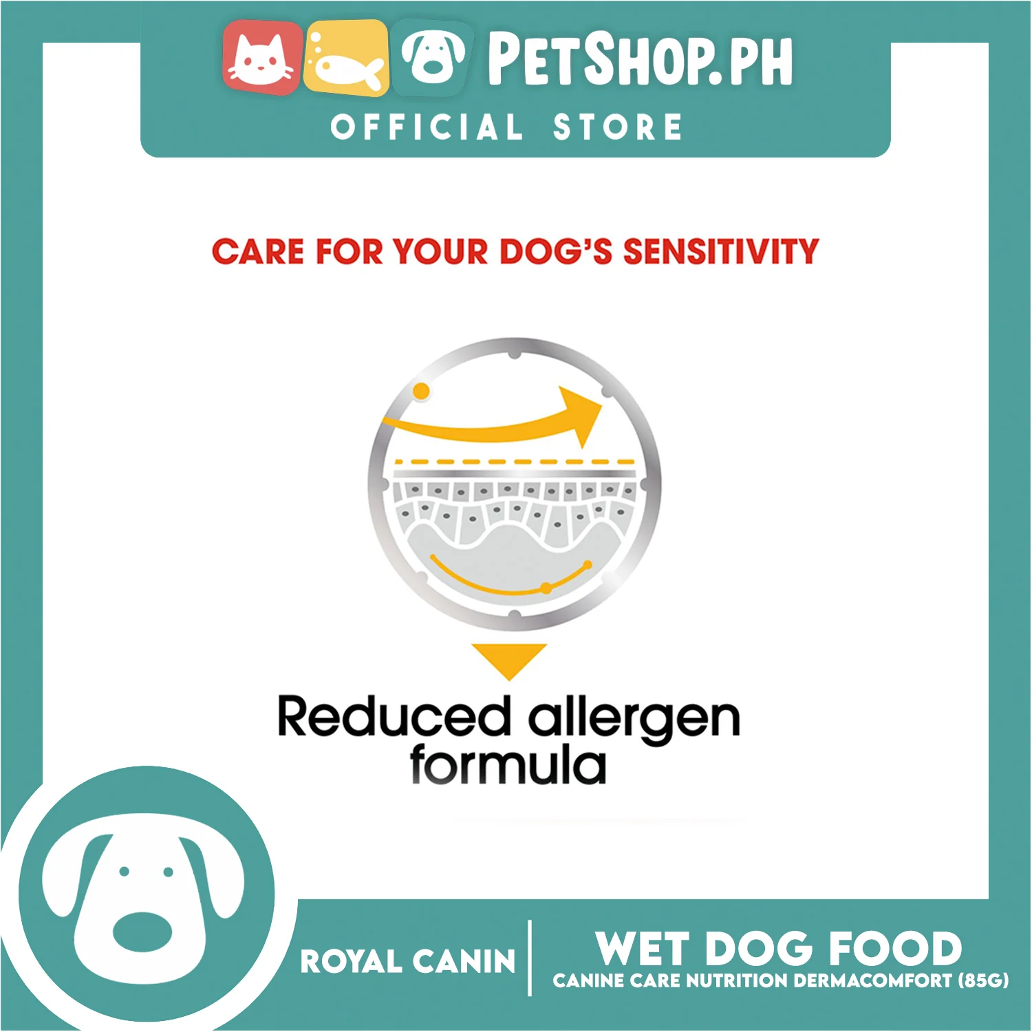 Royal Canin Dermacomfort Loaf (85g) Adult Wet Dog Food - Canine Care Nutrition - Image 4