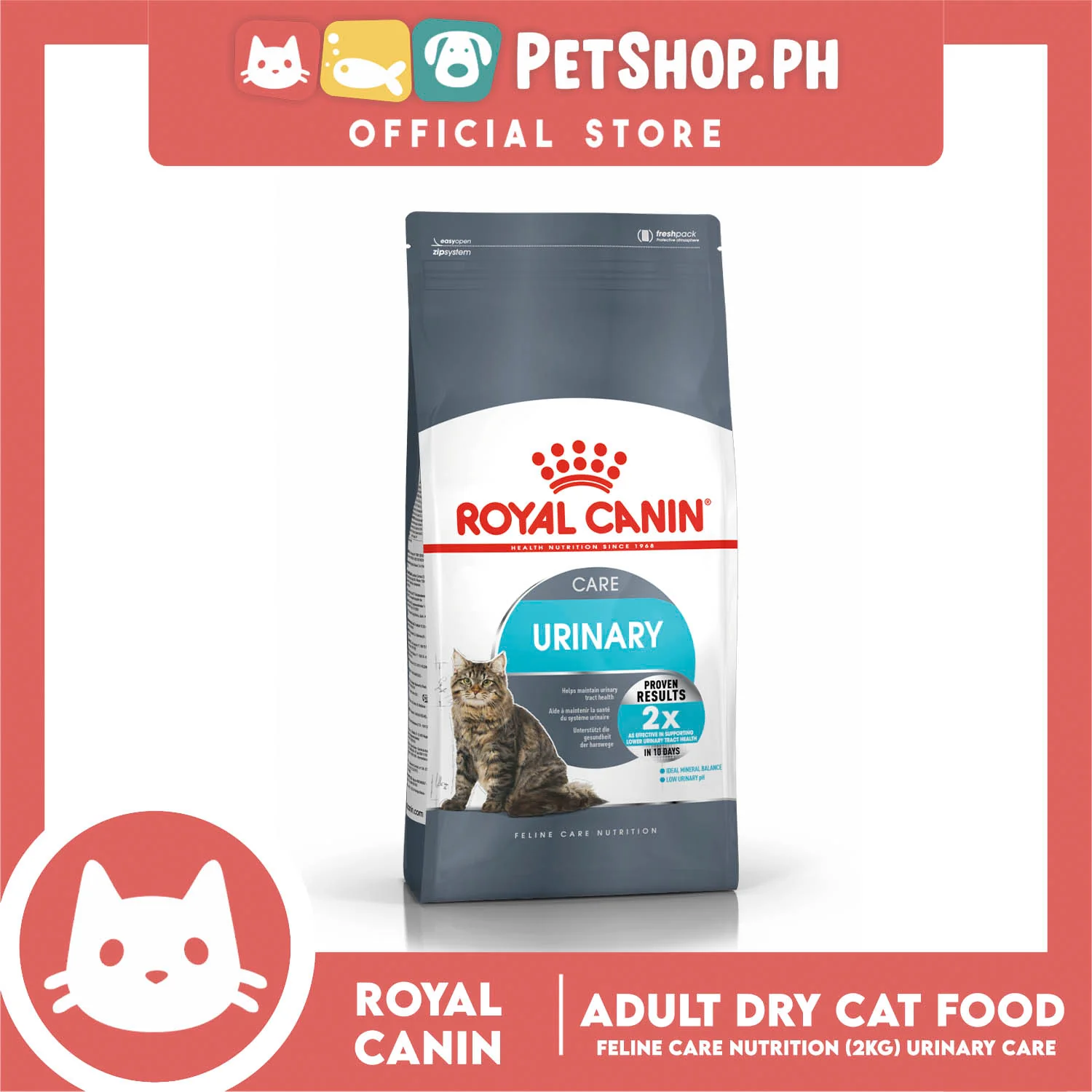 Royal Canin Urinary Care (2kg) Adult Dry Cat Food - Feline Care Nutrition - Image 6