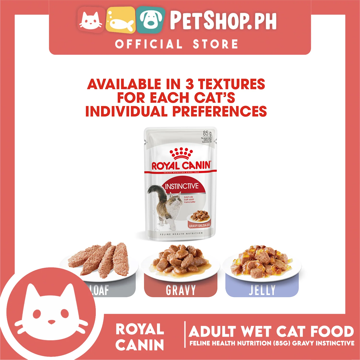 Royal Canin Instinctive Gravy (85g) Adult Wet Cat Food - Feline Health Nutrition - Image 5