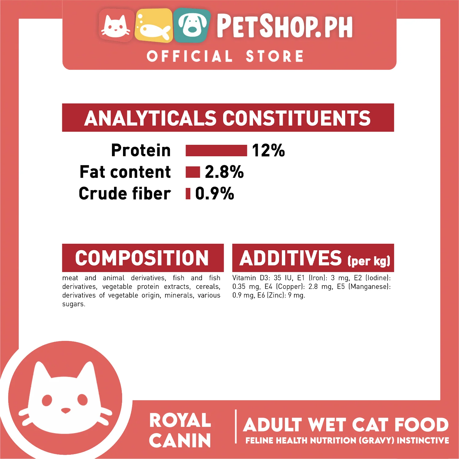 Royal Canin Instinctive Gravy (85g x 12) Adult Wet Cat Food - Feline Health Nutrition - Image 7