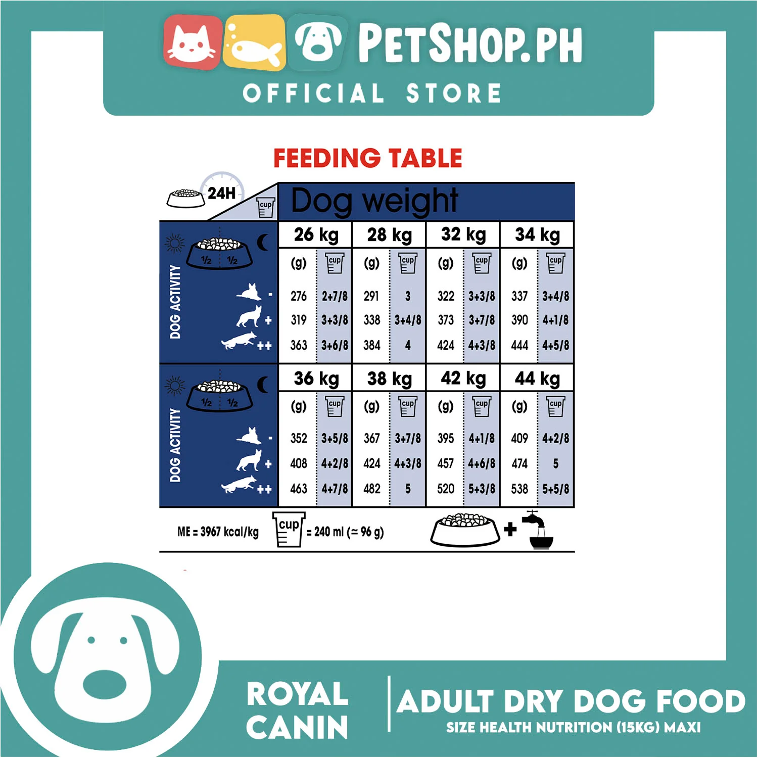 Royal Canin Maxi Adult Dry (15kg) Dog Food - Size Health Nutrition - Image 5