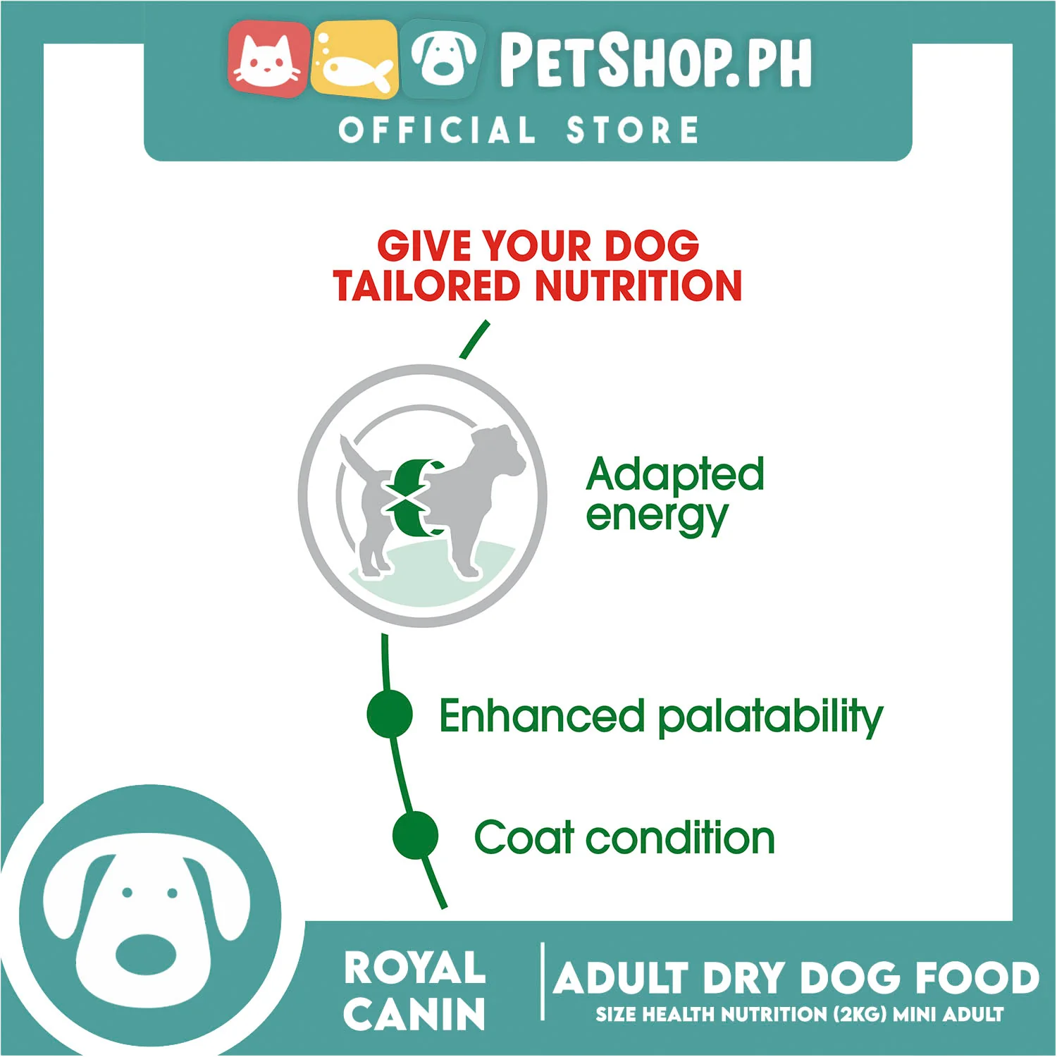 Royal Canin Mini Adult (2kg) Dry Dog Food - Size Health Nutrition - Image 3