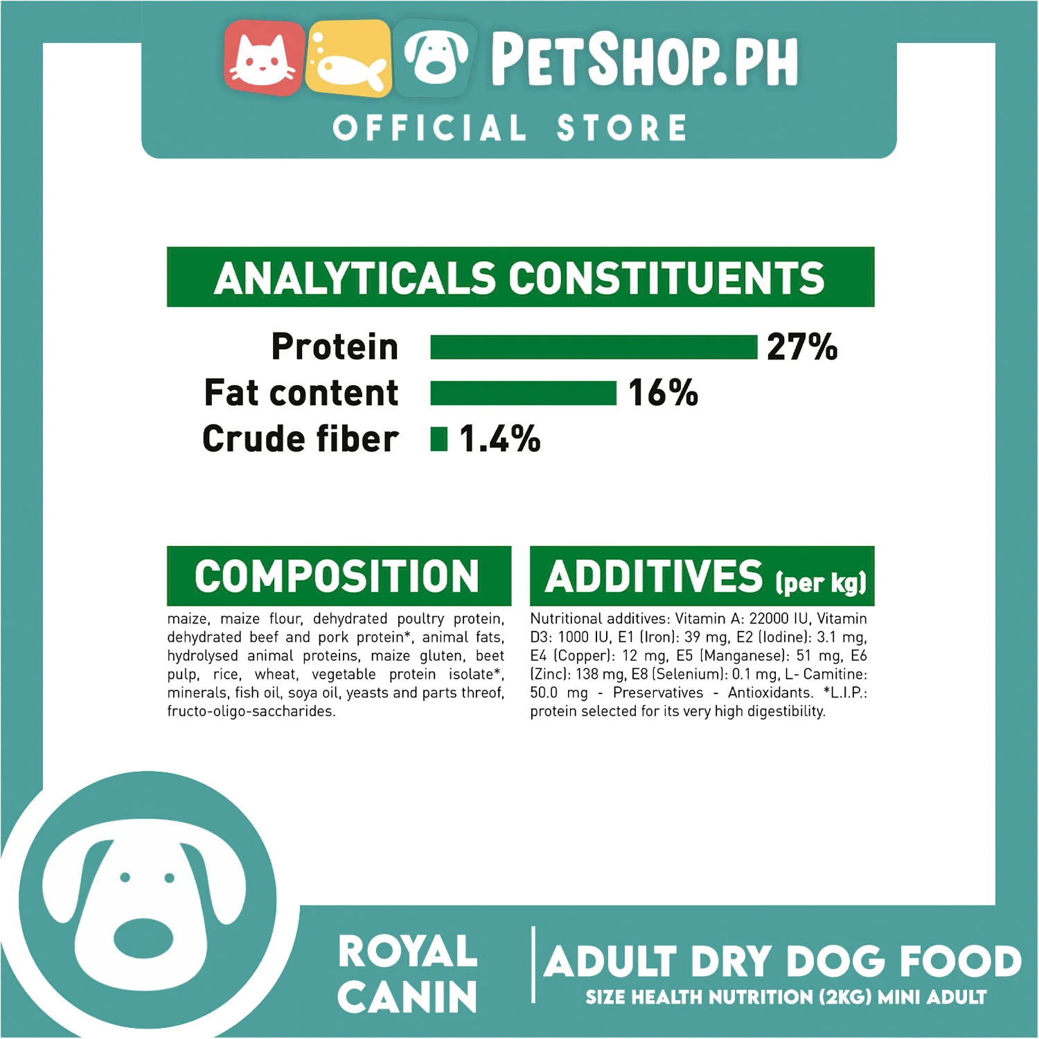 Royal Canin Mini Adult (2kg) Dry Dog Food - Size Health Nutrition - Image 6