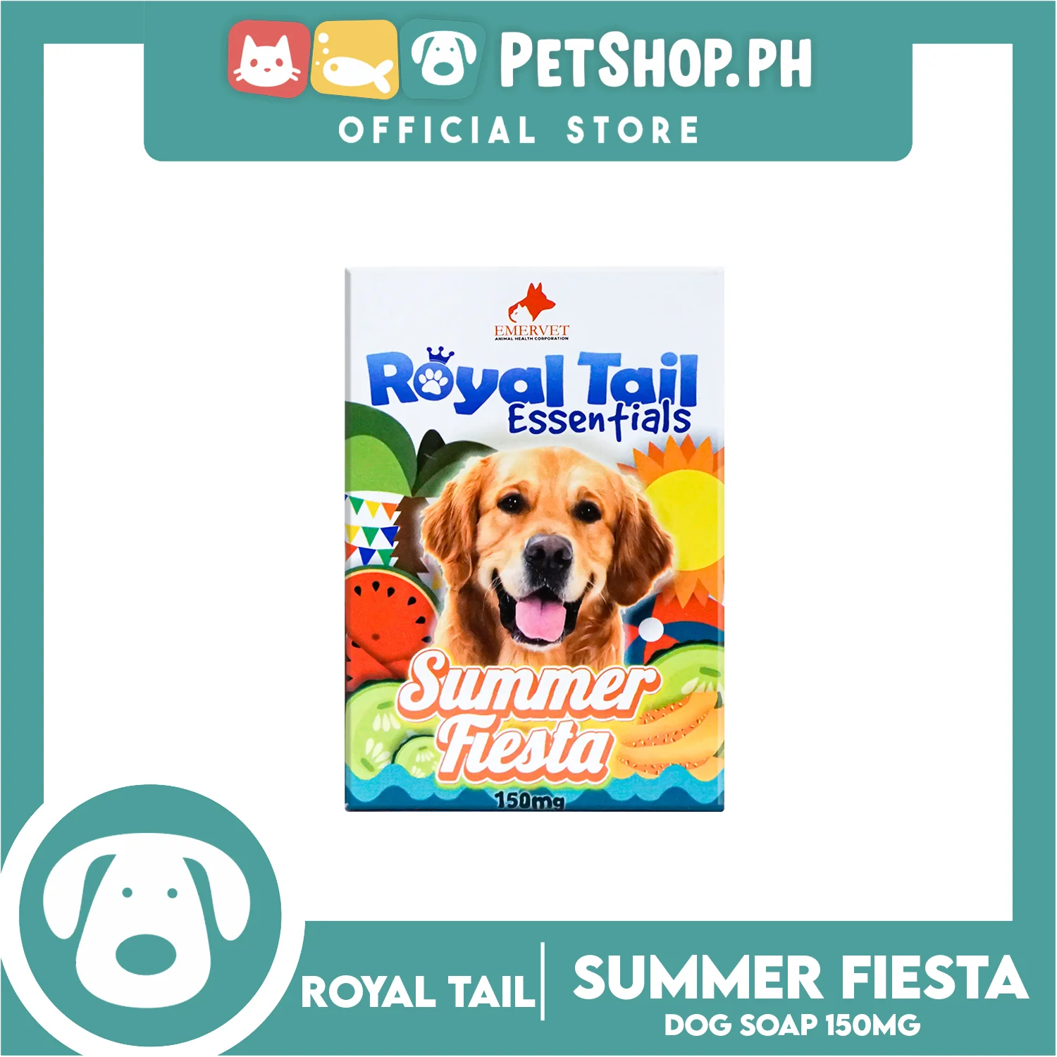 Royal Tail Essentials Madre de Cacao Dog Soap 150mg (Summer Fiesta) - Image 3