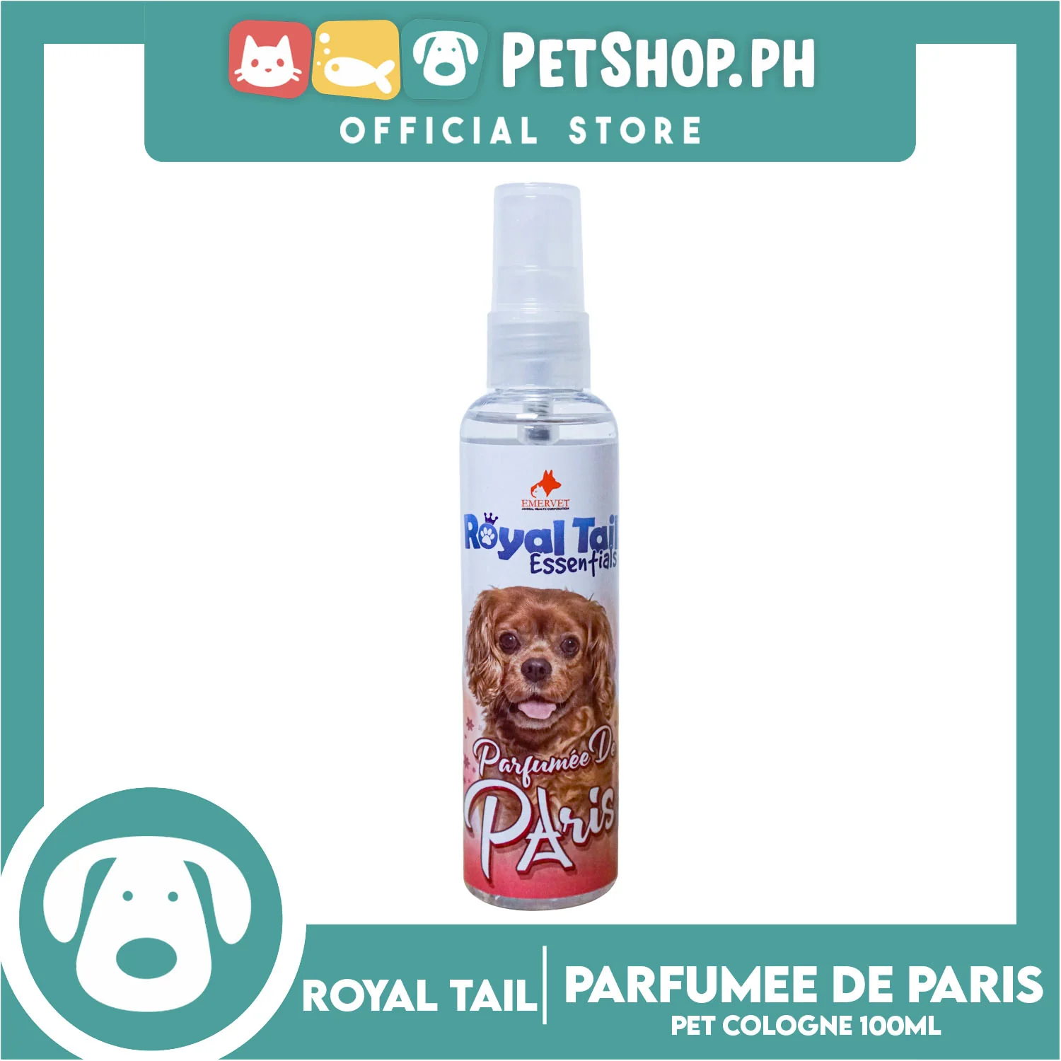 Royal Tail Essentials Pet Cologne (Parfumee de Paris) 100ml