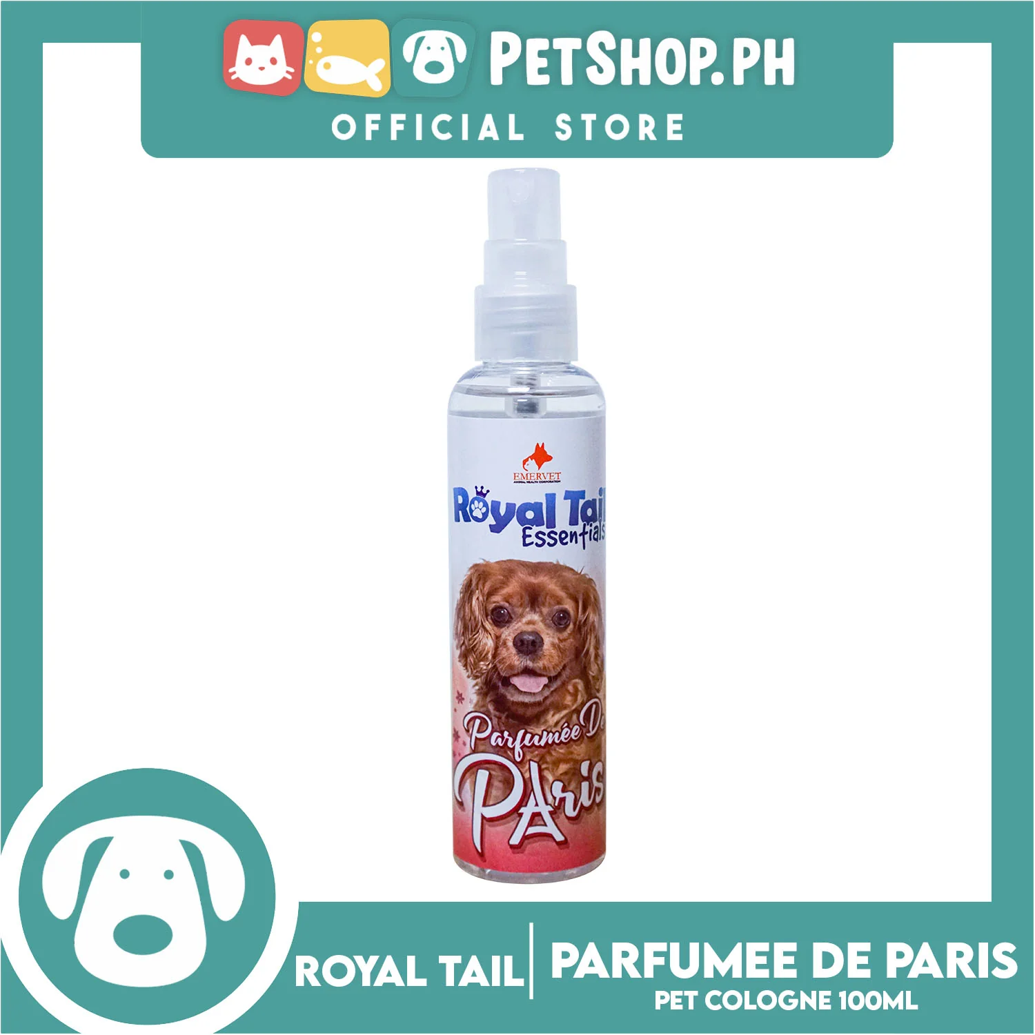 Royal Tail Essentials Pet Cologne (Parfumee de Paris) 100ml - Image 3