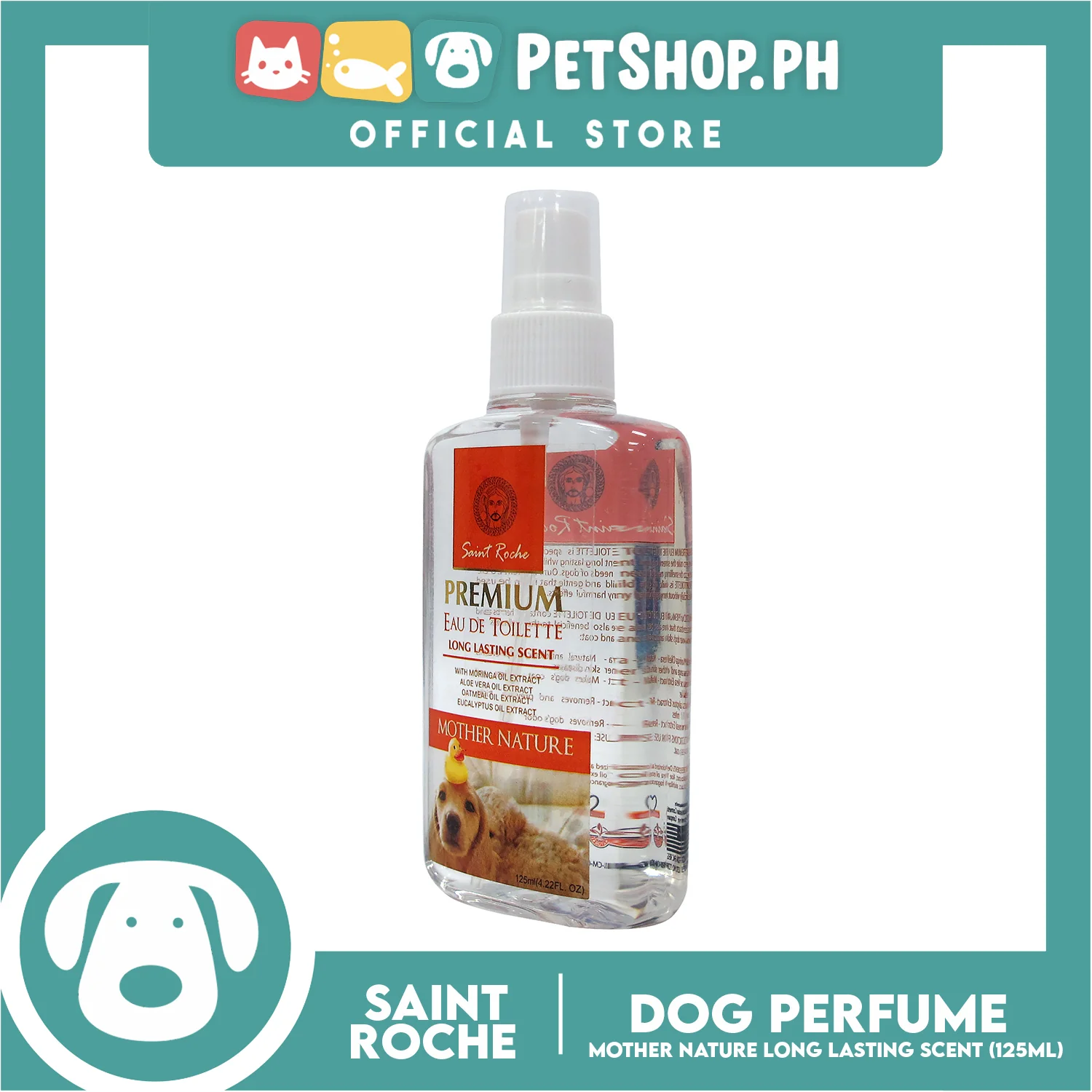 Saint Roche Premium Eu De Toilette Scent (Mother Nature) 125ml Perfume for Your Dogs - Image 2