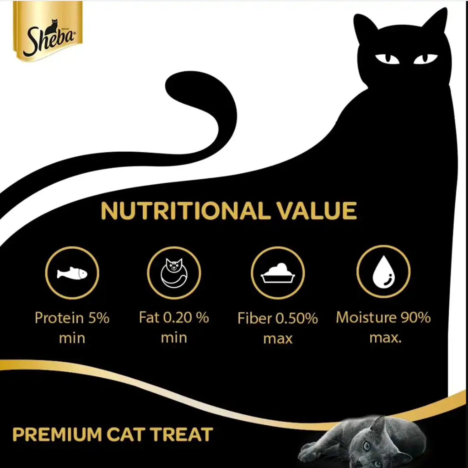 Sheba Melty Tuna Creamy Cat Treat 24g Premium Cat Snack Food - Image 5