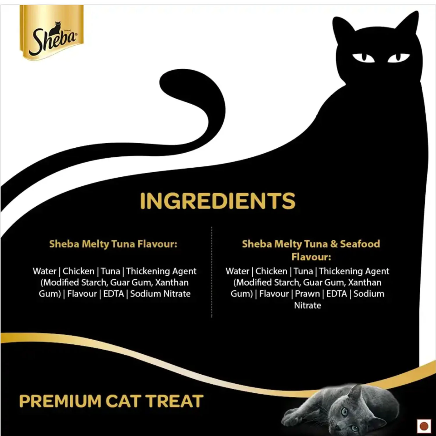 Sheba Melty Tuna Creamy Cat Treat 24g Premium Cat Snack Food - Image 6