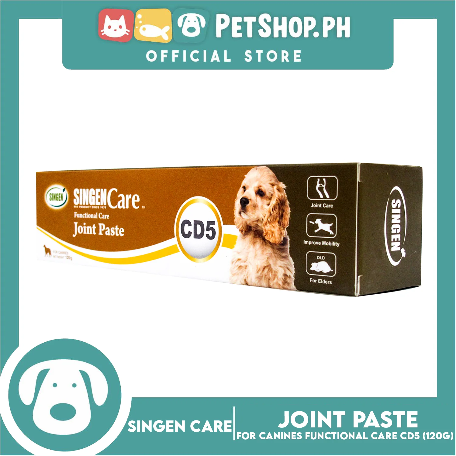 Singen Functional Care CD5 Joint Paste For Dogs 120g - Image 4