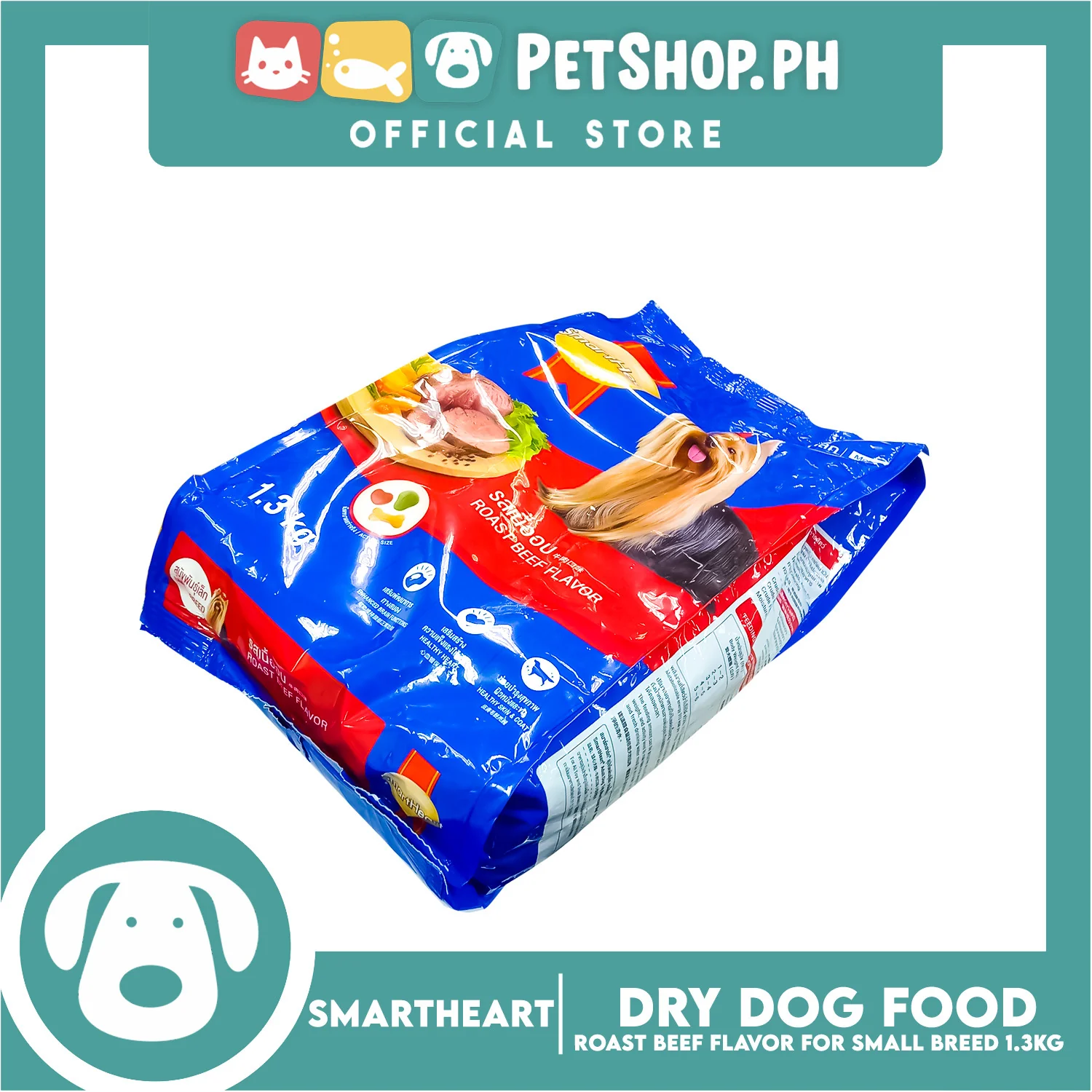 SmartHeart Adult Dog Small Breed Roast Beef 1.3kg for Complete and Balance Nutrition - Image 4