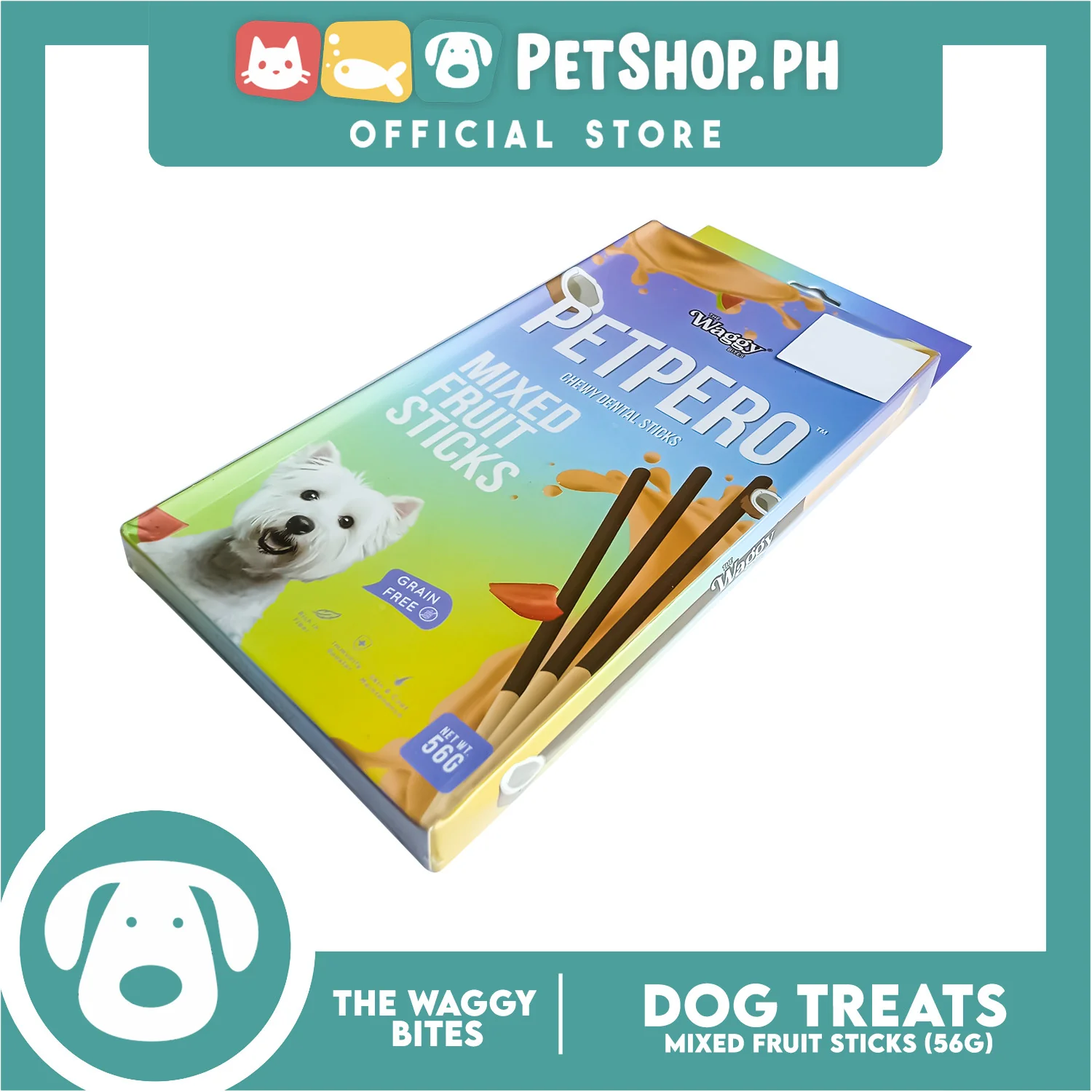 The Waggy Bites - Petpero Chewy Dental Sticks For Dogs (Mixed) 56g - Image 3
