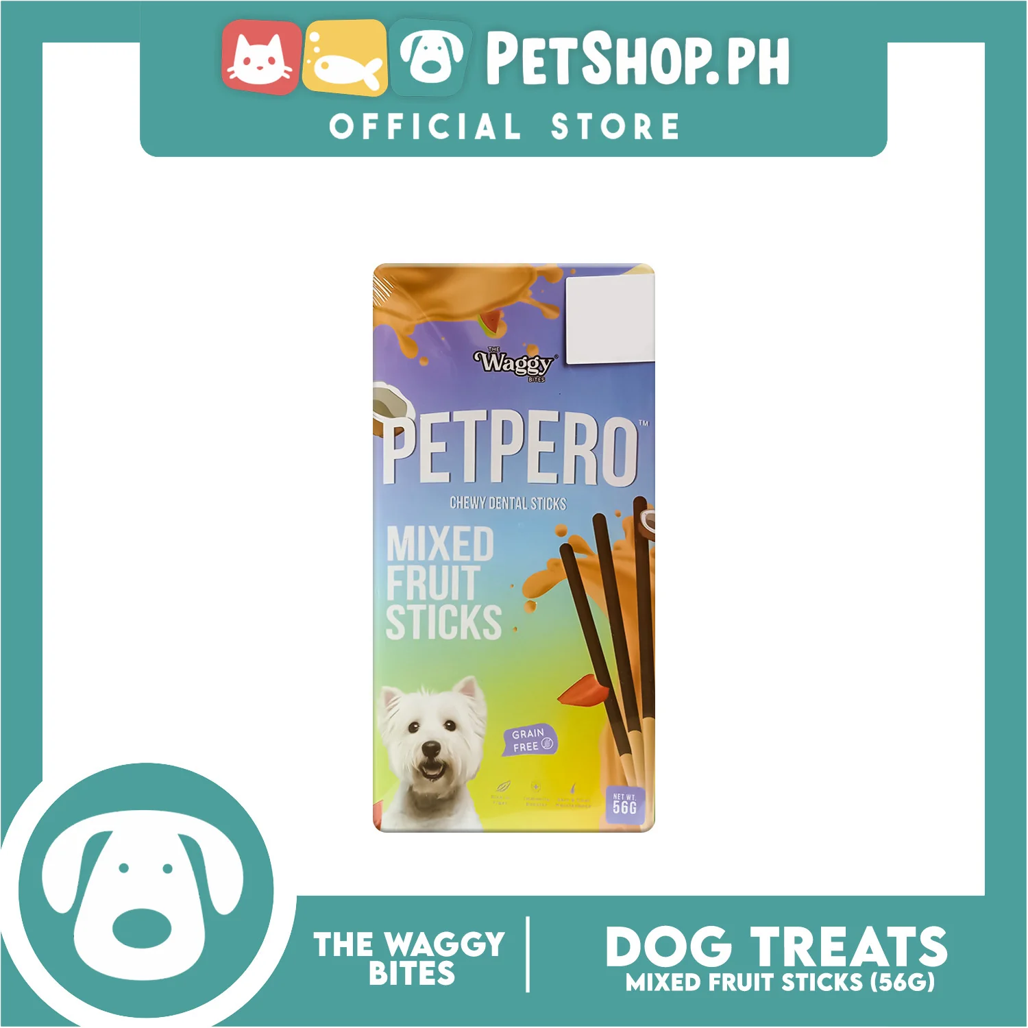 The Waggy Bites - Petpero Chewy Dental Sticks For Dogs (Mixed) 56g - Image 4