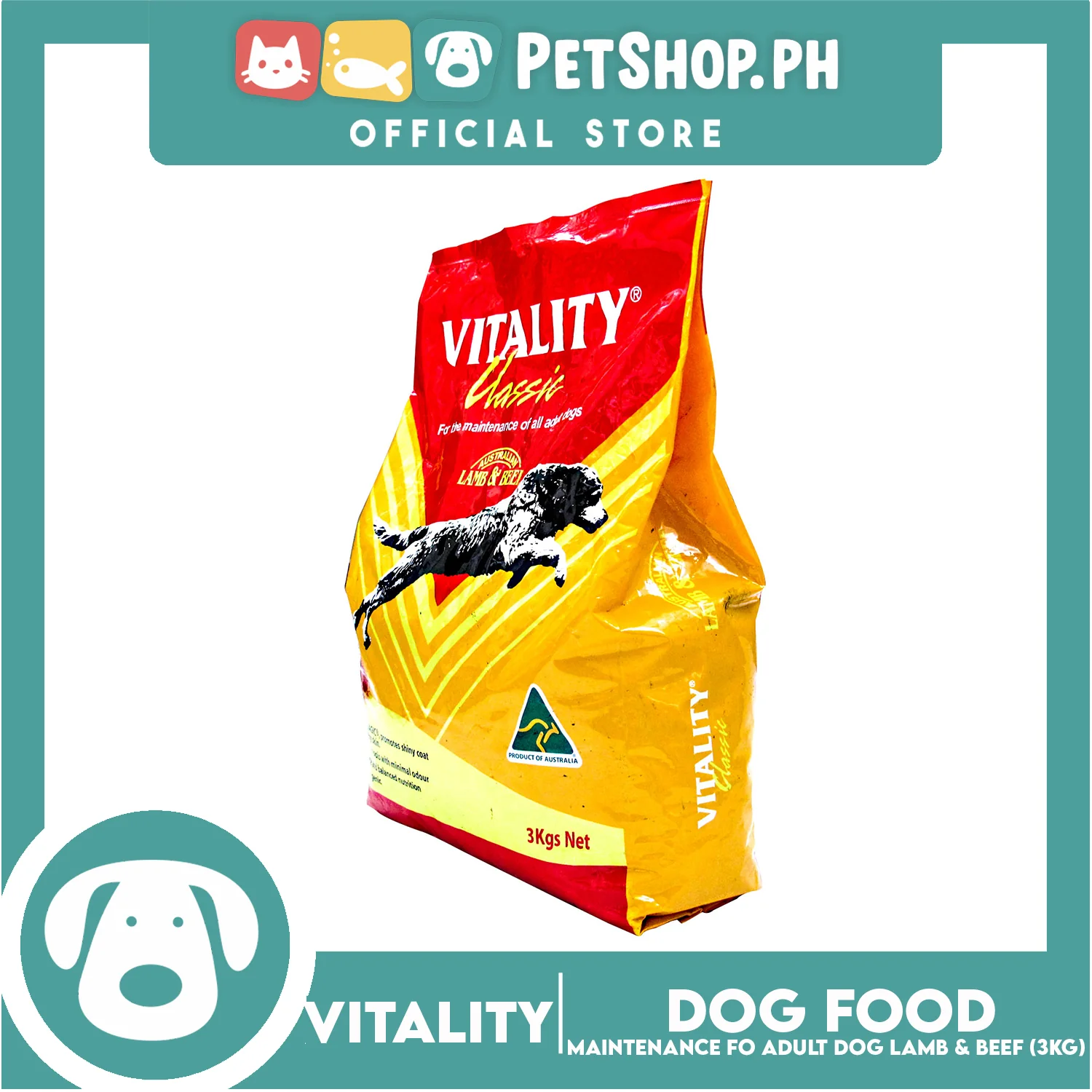 Vitality Classic Lamb & Beef 3kg - Image 3