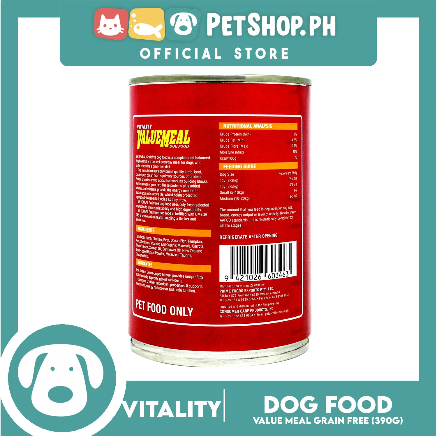 Vitality Value Meal 390g - Image 3