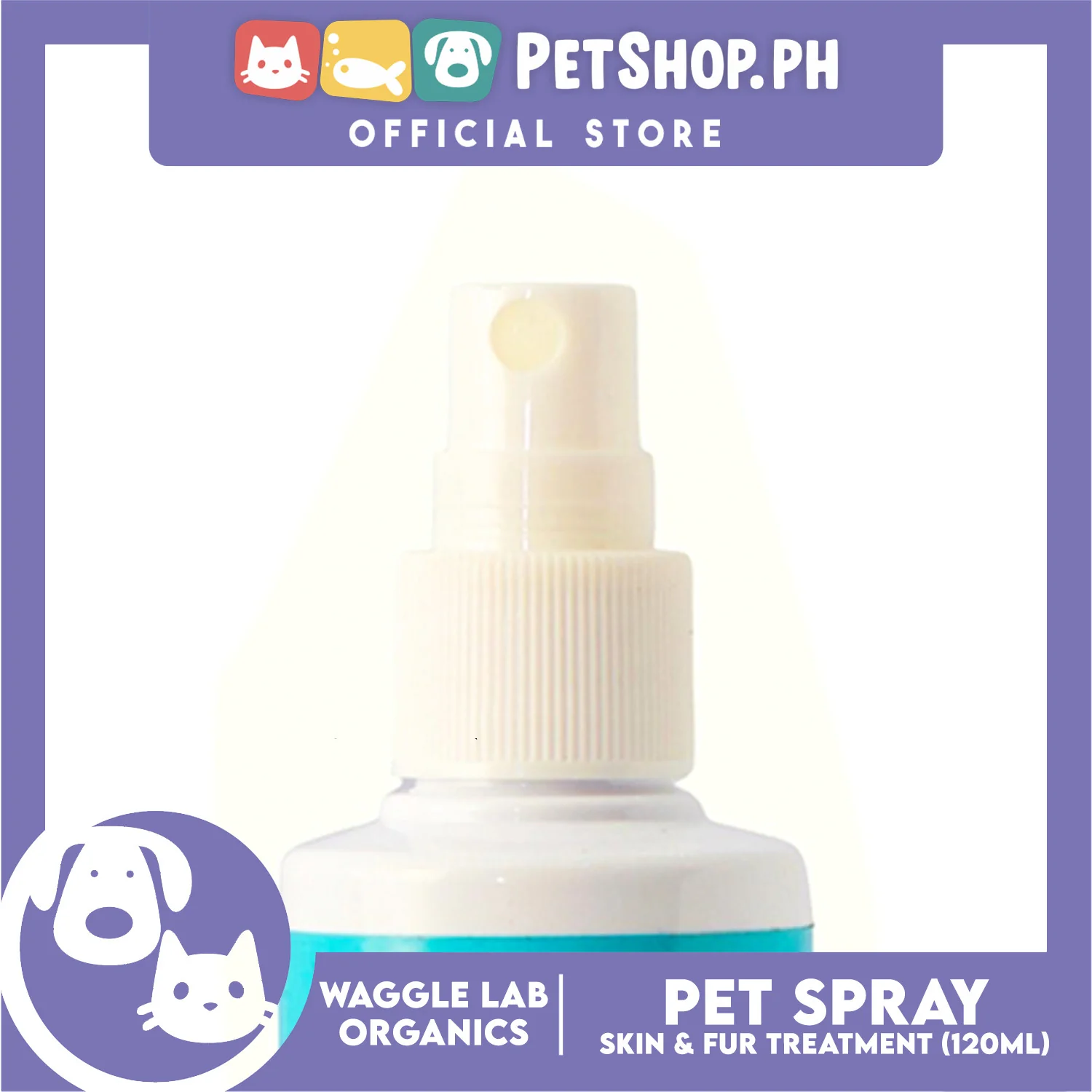 Waggle Lab Organics Skin and Fur Treatment Spray 120ml - Image 4