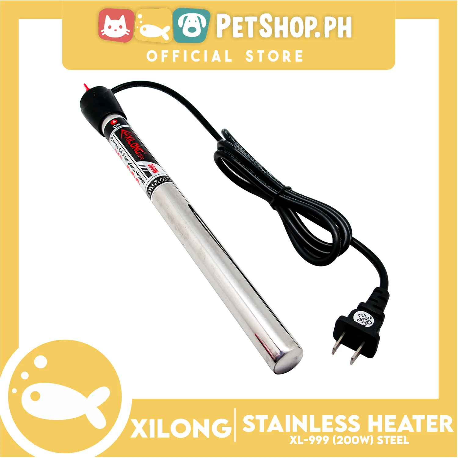 XL-999 Stainless Heater 200w - Image 3