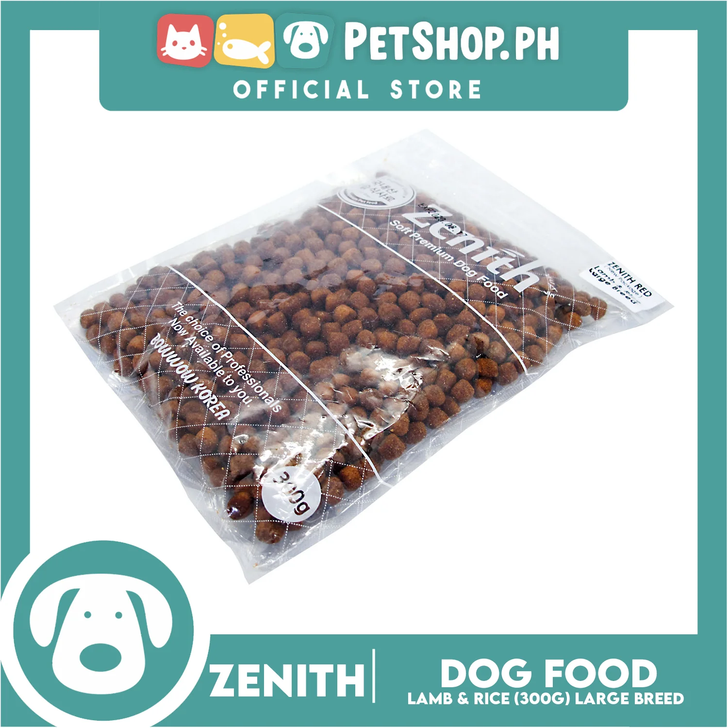 Zenith Soft Premium Dog Food For Large Breed 300g (Lamb, Chicken And Rice) Z998 Dog Dry Food - Image 2